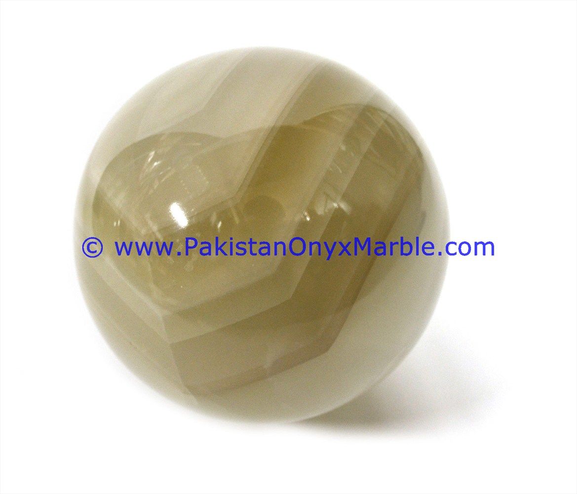 Light Green Onyx Sphere round Ball-17