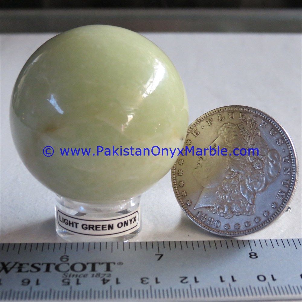 Light Green Onyx Sphere round Ball-22