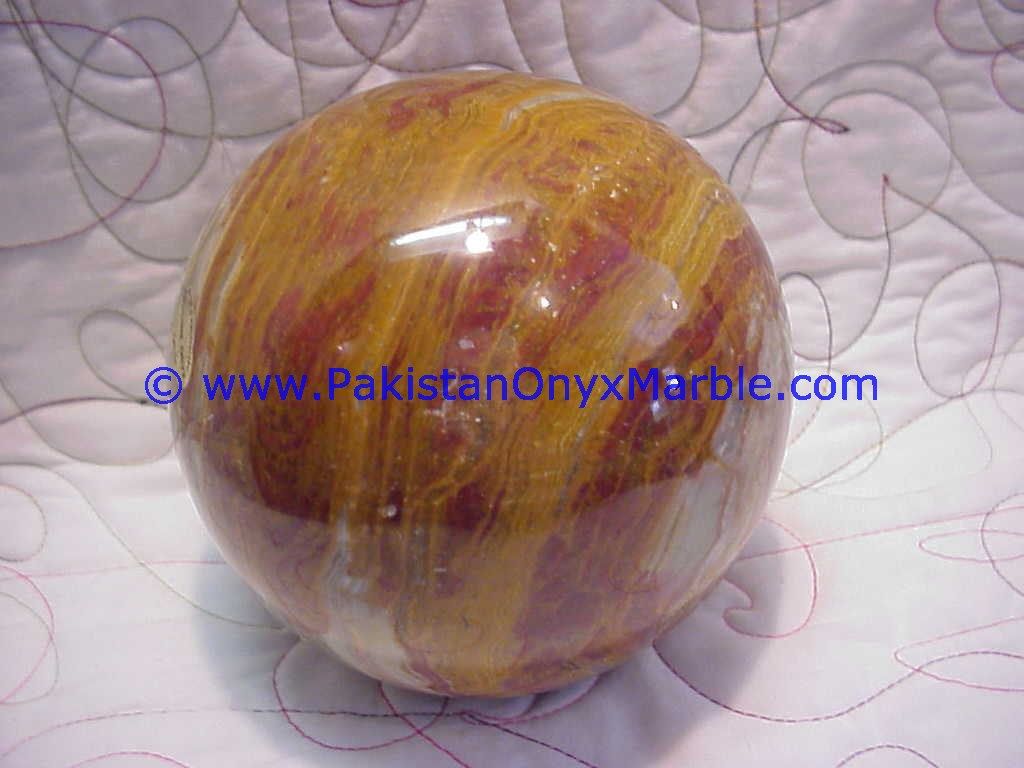 Multi brown Onyx Sphere round Ball-01