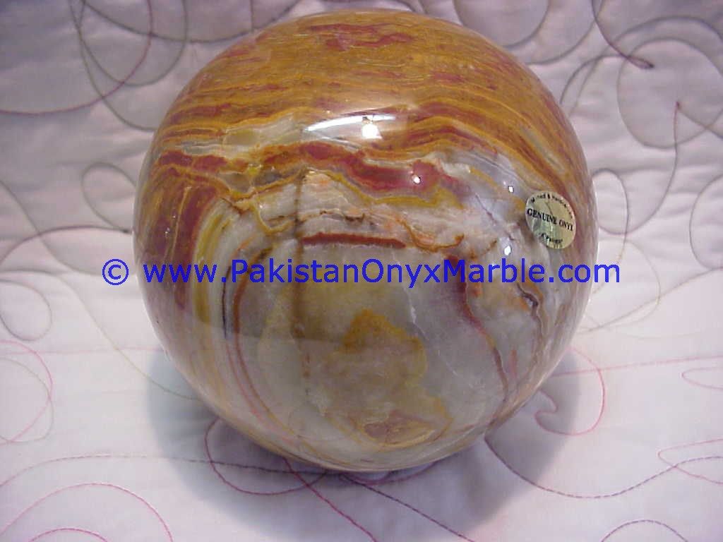 Multi brown Onyx Sphere round Ball-03