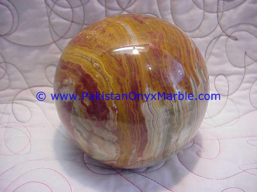 Multi brown Onyx Sphere round Ball-04