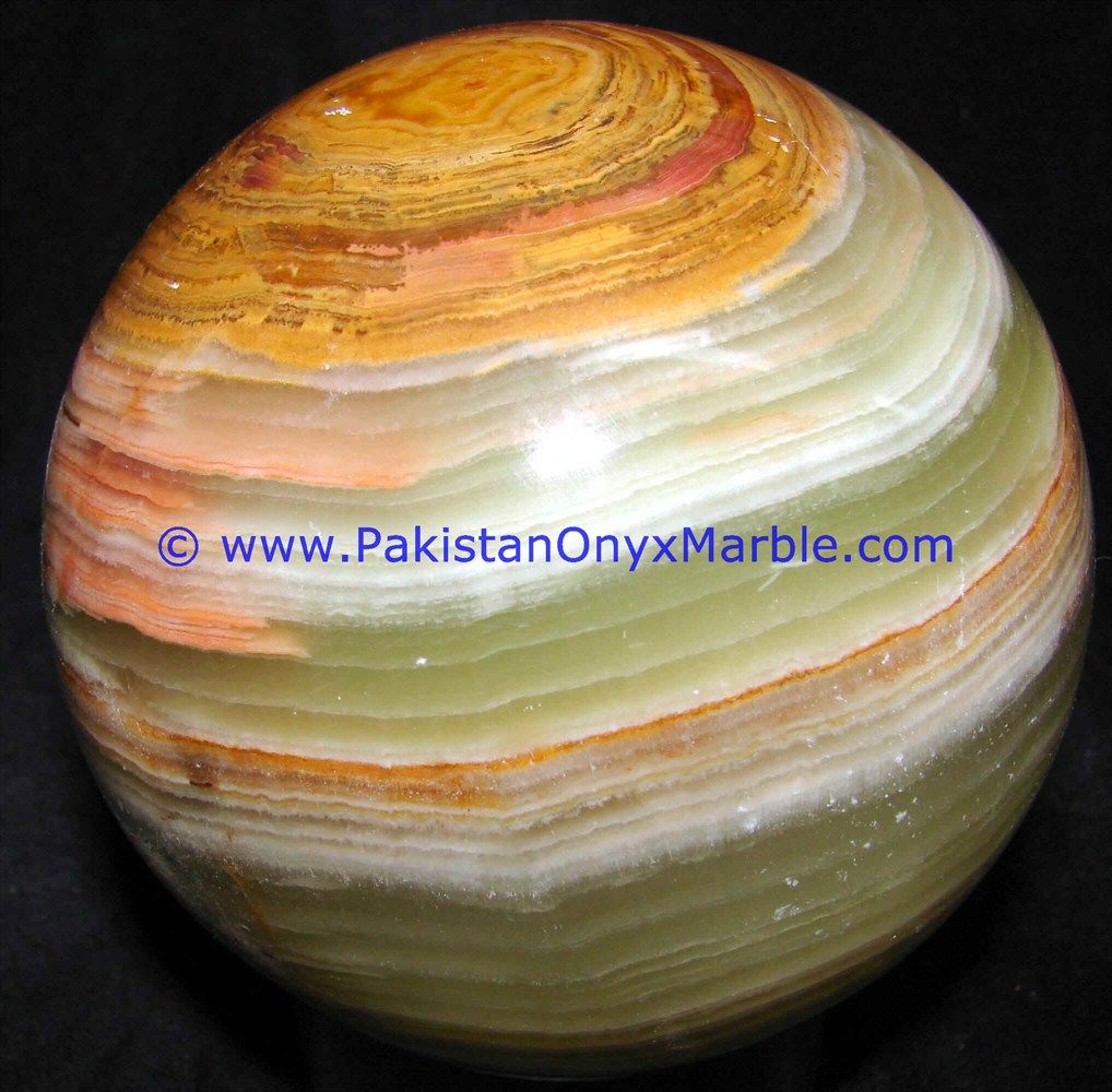 Multi brown Onyx Sphere round Ball-06