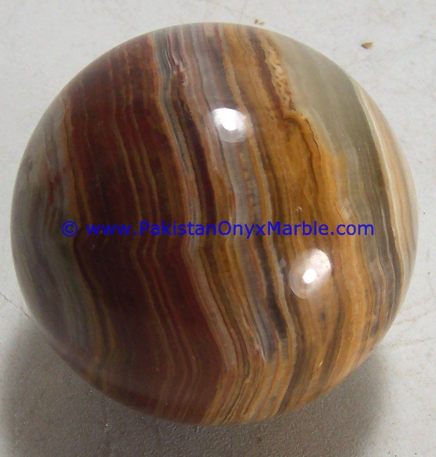 Multi brown Onyx Sphere round Ball-19