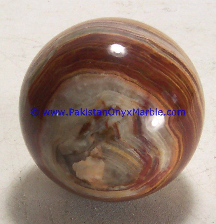 Multi brown Onyx Sphere round Ball-21
