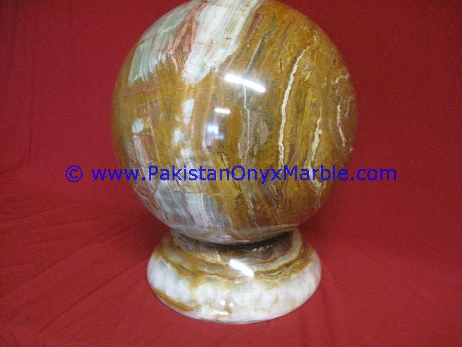 Multi brown Onyx Sphere round Ball-22