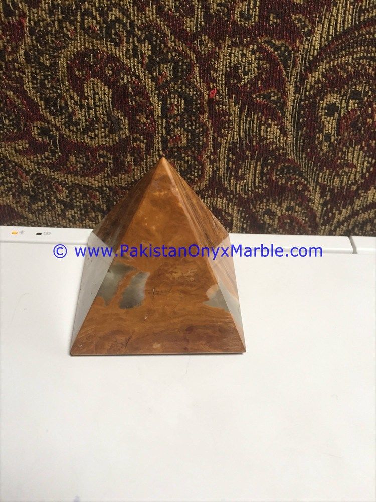 Multi Brown Onyx Pyramids-14