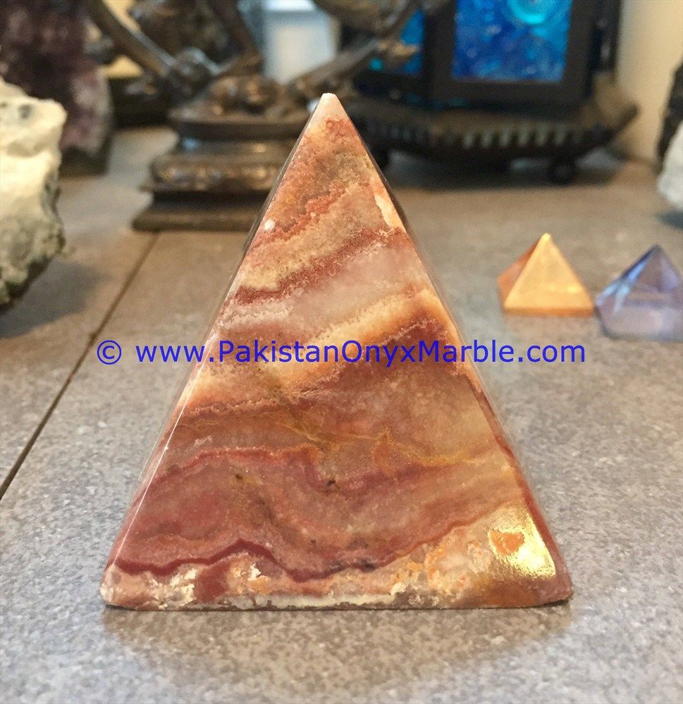 Multi Brown Onyx Pyramids-18