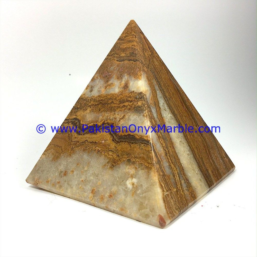 Multi Brown Onyx Pyramids-20