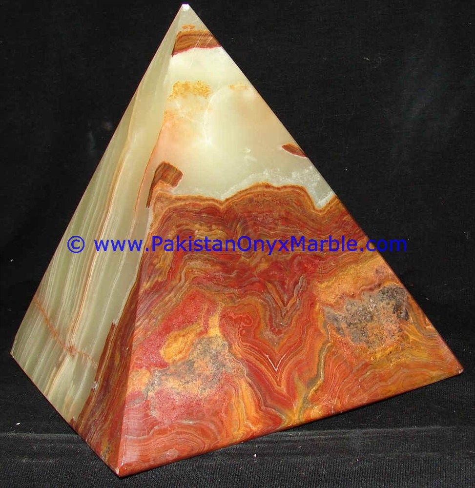 Multi Brown Onyx Pyramids-23