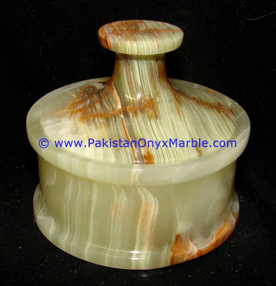 Green Onyx Jars Trinket Container-10