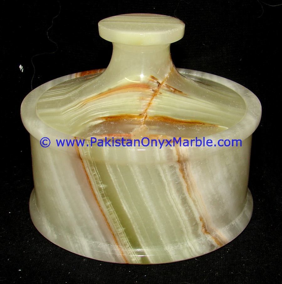 Green Onyx Jars Trinket Container-12