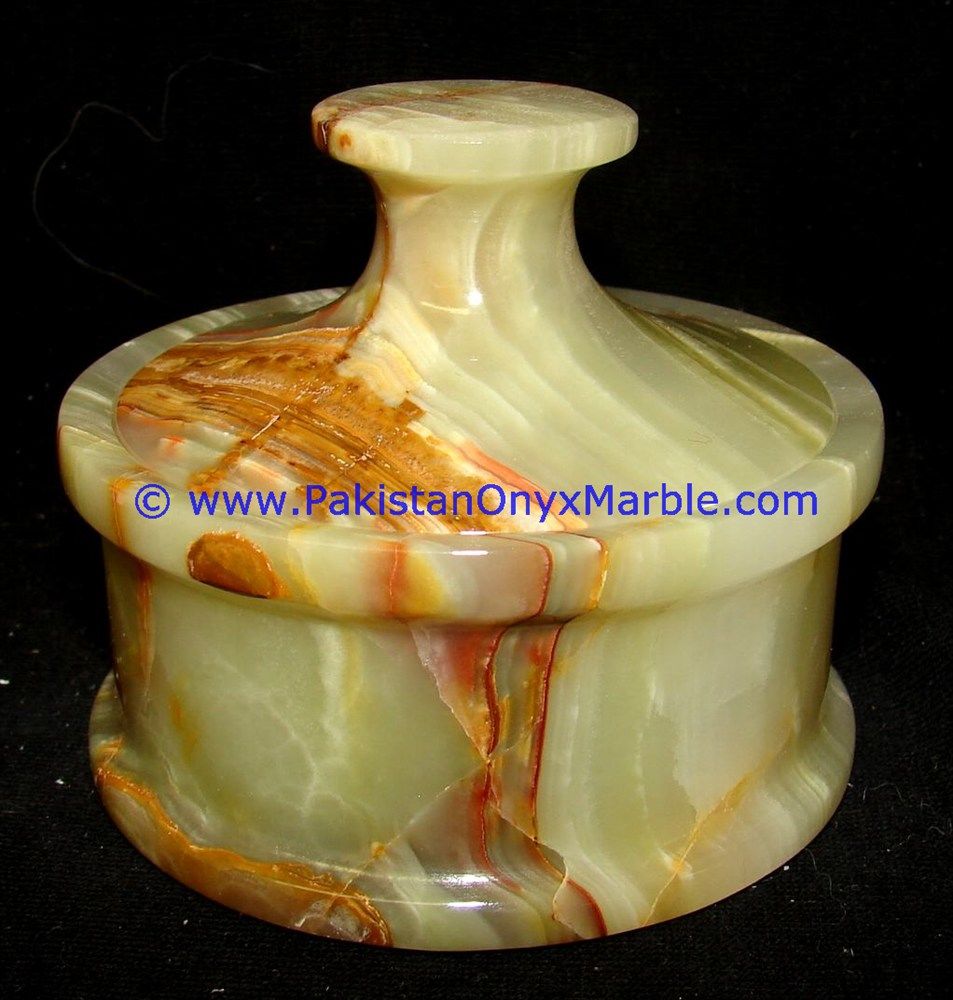 Green Onyx Jars Trinket Container-14