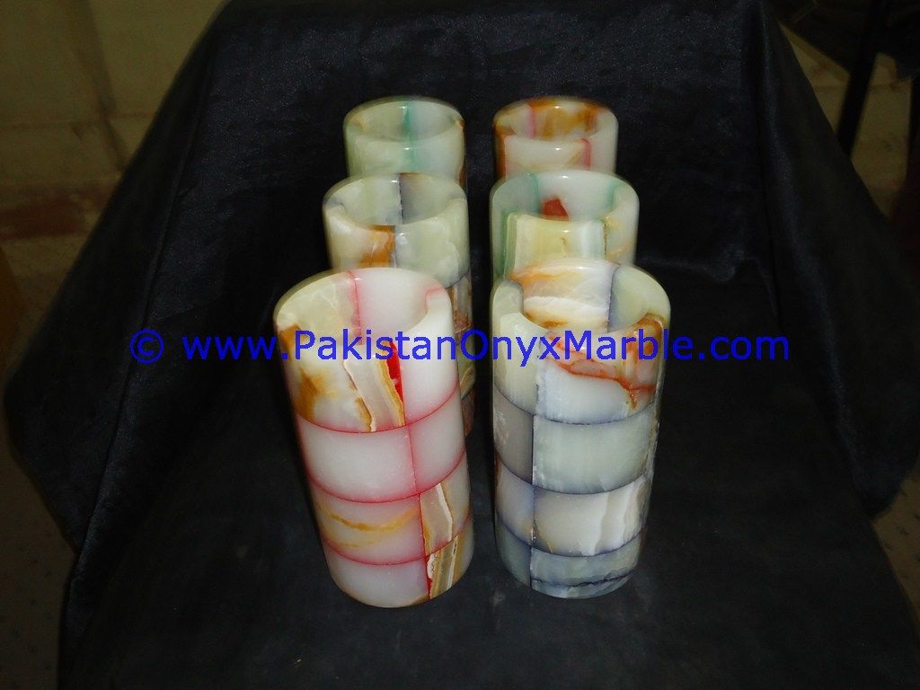 Colored Patchwork Tukri Onyx Jars Trinket Container-01