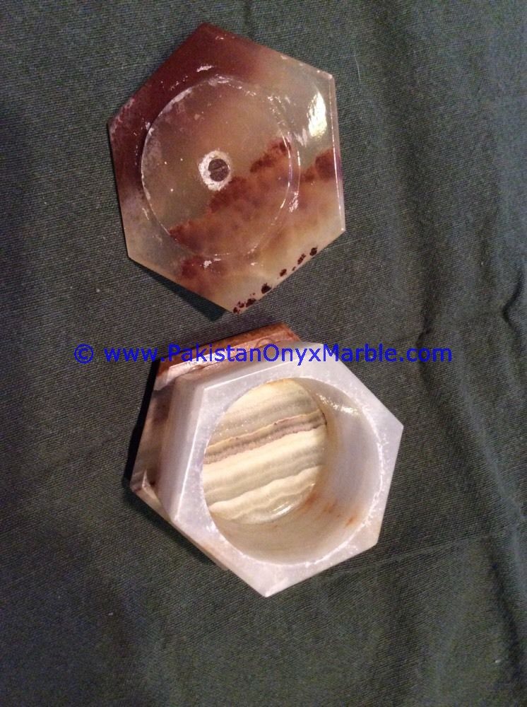 Multi Brown Onyx round Jewelry Box Trinket-07