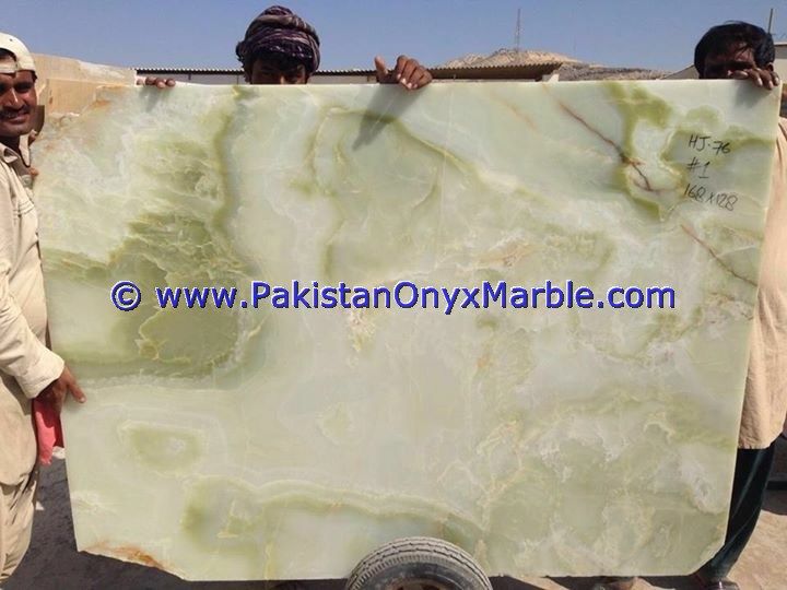 Afghan Green Jade Onyx Slabs-18