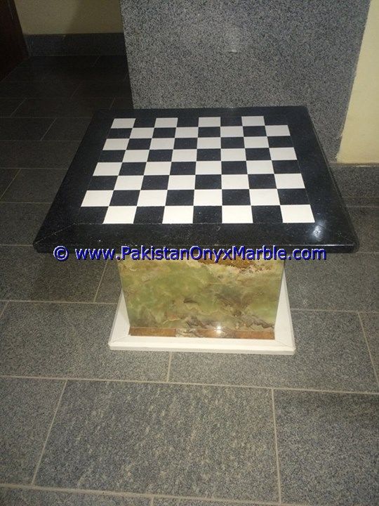 onyx tables modern chess table coffee natural stone chess figures-02