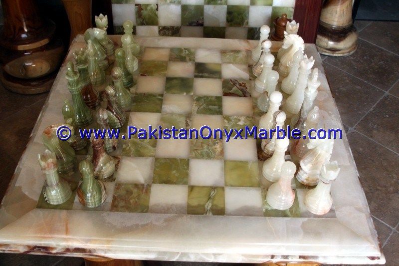 onyx tables modern chess table coffee natural stone chess figures-16