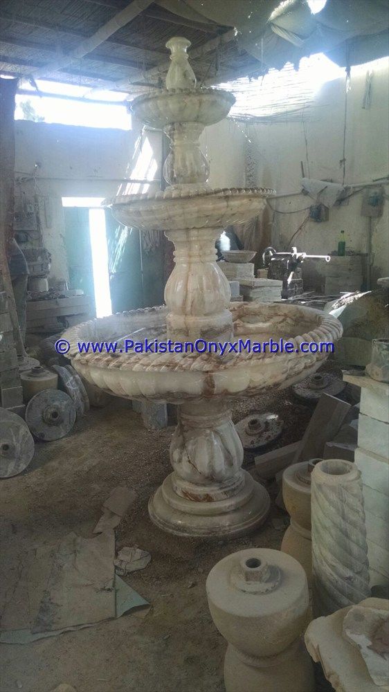 Green Onyx Carving Fountains-04