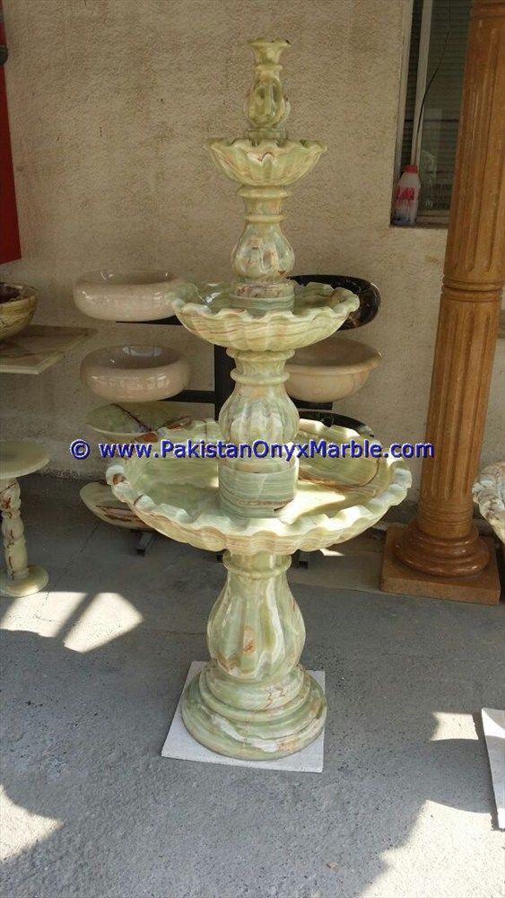 Green Onyx Carving Fountains-09