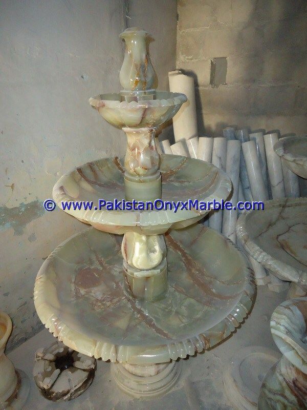 Green Onyx Carving Fountains-12