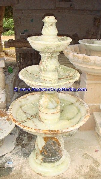 Green Onyx Carving Fountains-14