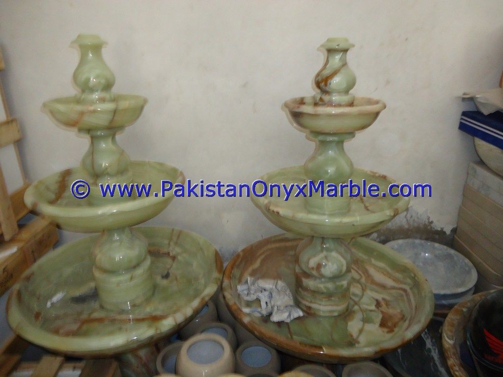 Green Onyx Carving Fountains-16