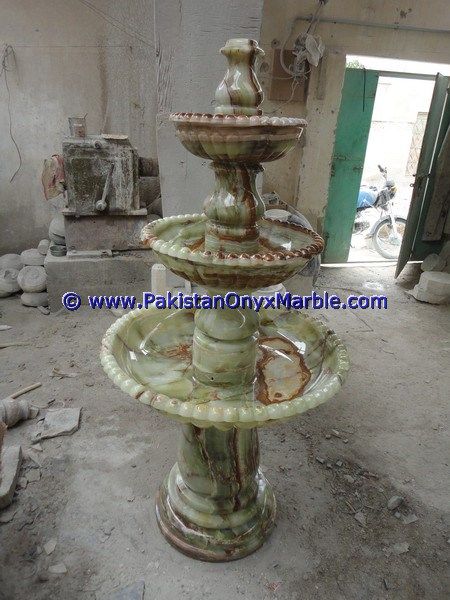 Green Onyx Carving Fountains-17