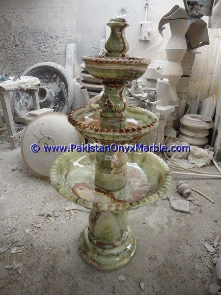 Green Onyx Carving Fountains-18