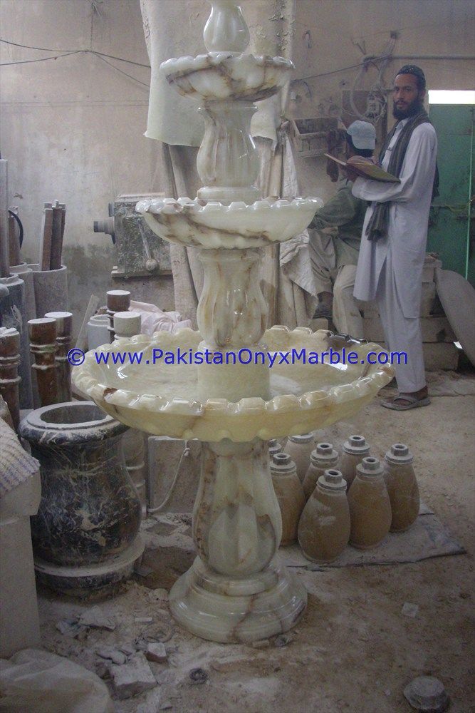 Green Onyx Carving Fountains-23