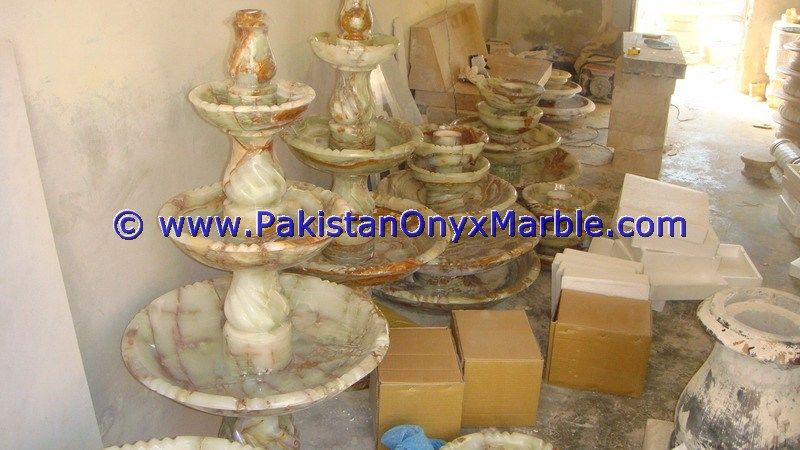 Green Onyx Carving Fountains-30