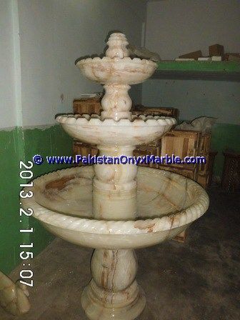 White Onyx Carving Fountains-12