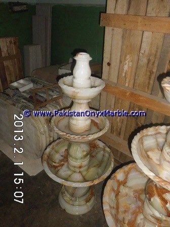 White Onyx Carving Fountains-16