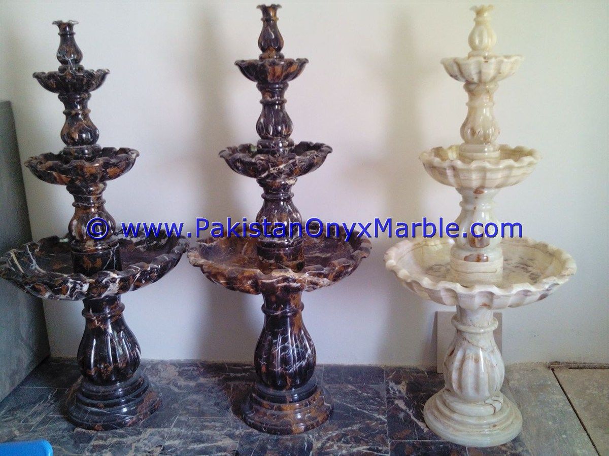 White Onyx Carving Fountains-19