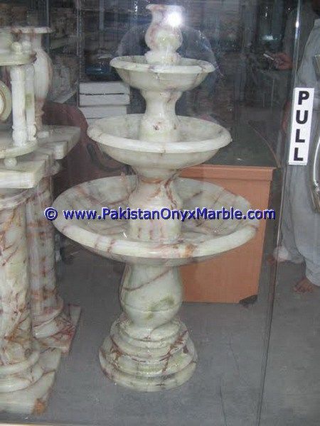 White Onyx Carving Fountains-21