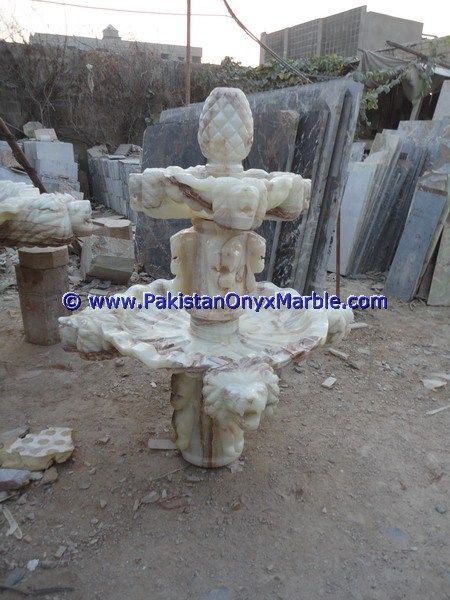 White Onyx Carving Fountains-26