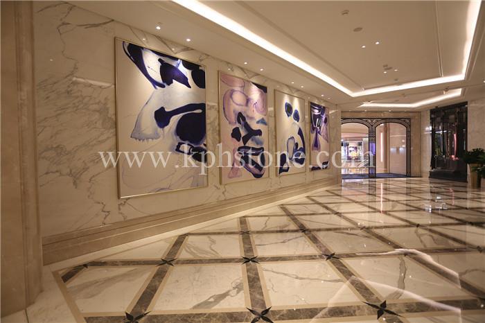 calacatta white marble use in hotel casinos
