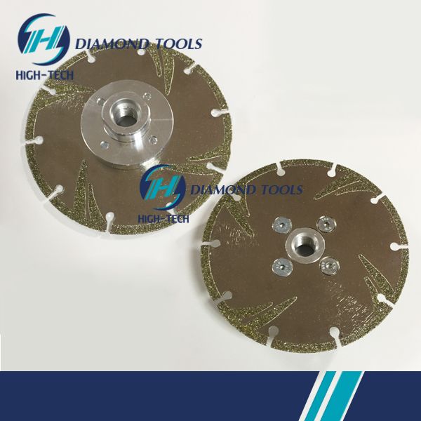 Electroplated Diamond Saw Blade with Double-Slant Protective teeth and flange for marble cutting (1).jpg