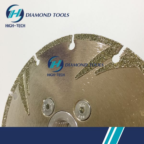 Electroplated Diamond Saw Blade with Double-Slant Protective teeth and flange for marble cutting (4).jpg