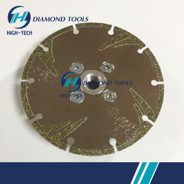 Electroplated Diamond Saw Blade with Double-Slant Protective teeth and flange for marble cutting (5).jpg