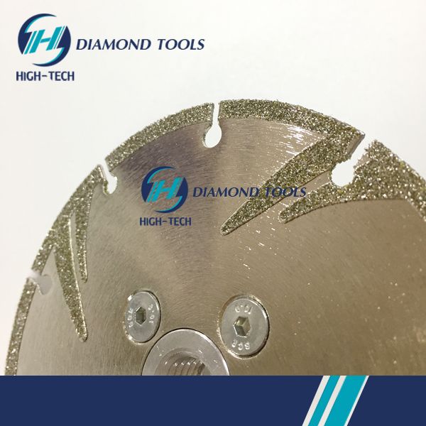 Flange Electroplated Diamond Saw Blade with Slant Tiger Protective segment teeth for Marble (3).jpg