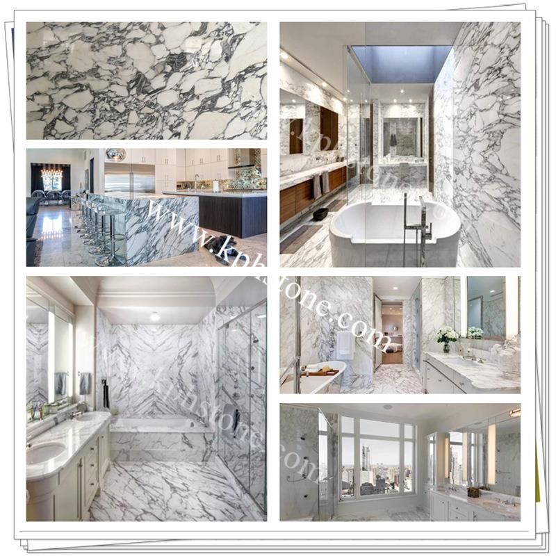 Arabescato Carrara Marble bathroom vanitytops