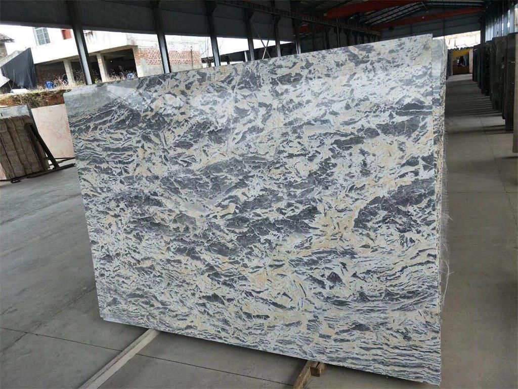 Mocha golden marble slab (1)