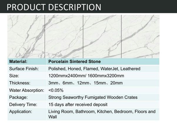 Pandora Sintered Stone Thin Slabs from China - StoneContact.com Pandora Sintered Stone Thin Slabs from China - StoneContact.com