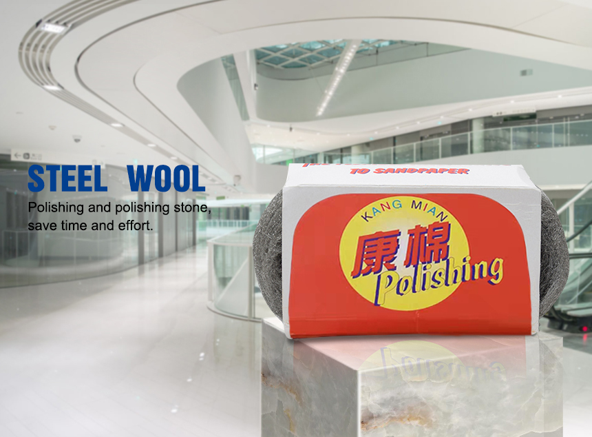 Steel Wool Pad for Stone Cleaning and Polishing Dish Washing Kitchen Cleaning Stainless Steel Scourer Wool Pad