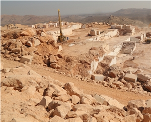 Omani Elegant Beige Marble Quarry