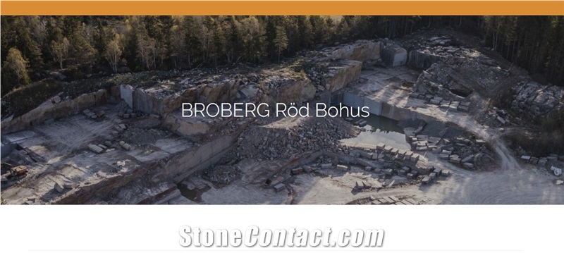 Broberg Rod Bohus Granite Quarry - Red Bohus, Bohas Rot