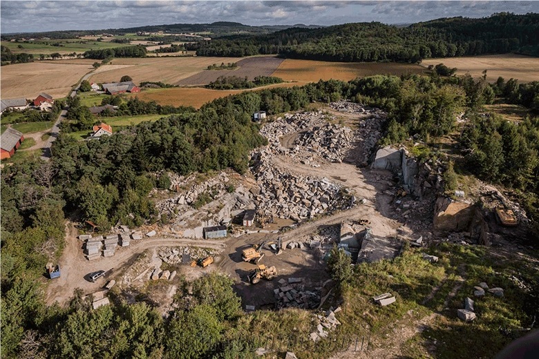 Svenstorp Hallandia Granite Quarry