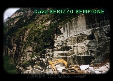 Serizzo Sempione quarry