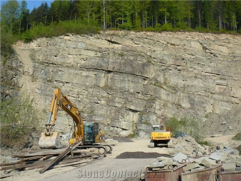 Lom Reka - Tesin Sandstone - Piskovec Reka Quarry