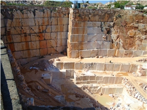 Portuguese Marble Branco Estremoz Quarry